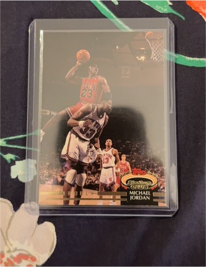 1992-93 Topps Stadium Club #1 Michael Jordan — front