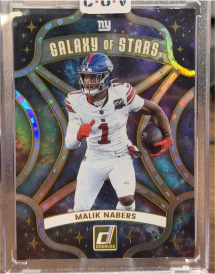 2025 Panini Donruss #2 Malik Nabers Galaxy of Stars — front