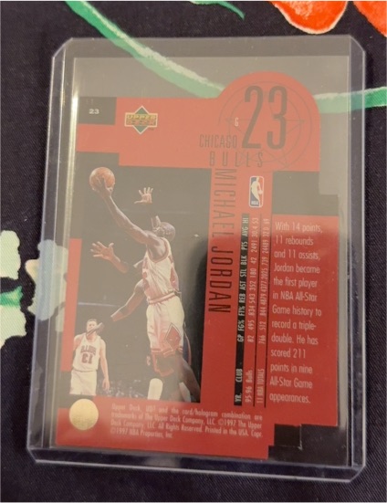 1996 Upper Deck UD3 #23 Michael Jordan — front