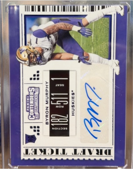 2019 Panini Contenders Draft Picks Collegiate #237 Byron Murphy — front
