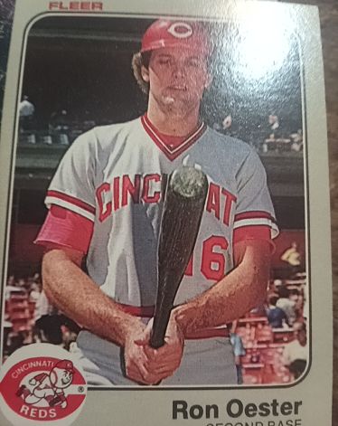 1983 Fleer #598 Ron Oester — front