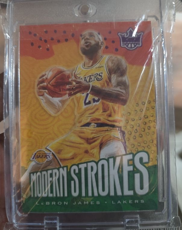 2019-20 Panini Court Kings #9 LeBron James Modern Strokes — front