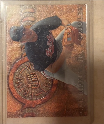 1996 Fleer Ultra #4 Cal Ripken Jr. — front