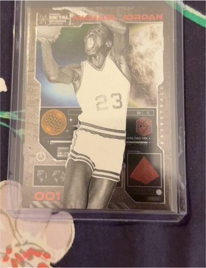 2023 Skybox Metal Universe Champions #001 Michael Jordan — front