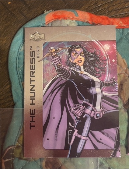2025 SkyBox Metal Universe Batman #7 The Huntress — front
