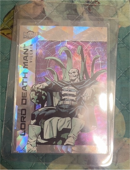 2025 Skybox Metal Universe Batman #141 Lord Death Man — front