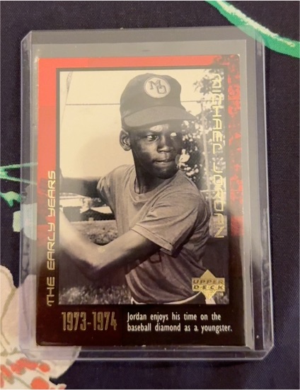1999 Upper Deck The Early Years #1 Michael Jordan — front
