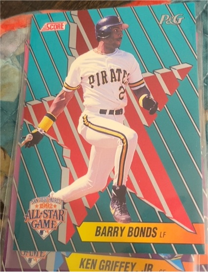 1992 Score Procter & Gamble #15 Barry Bonds — front