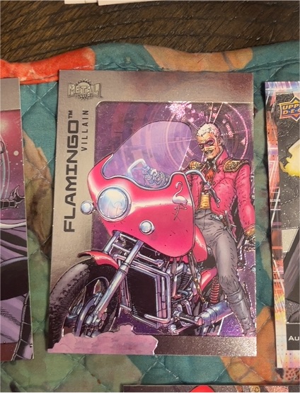 2025 Skybox Metal Universe Batman #179 Flamingo — front