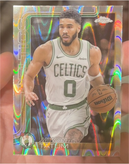 2025-26 Topps Chrome #49 Jayson Tatum — front