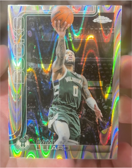 2025-26 Topps Chrome #153 Damian Lillard — front