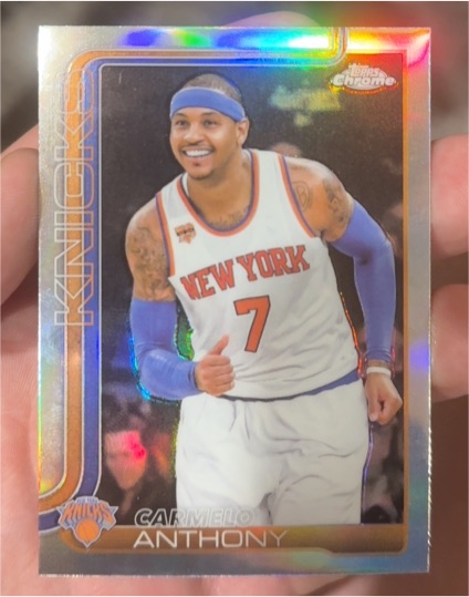 2025-26 Topps Chrome #248 Carmelo Anthony — front