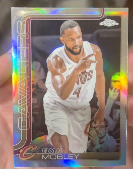 2025-26 Topps Chrome #67 Evan Mobley — front