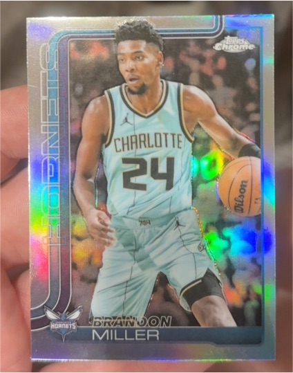 2025-26 Topps Chrome #89 Brandon Miller — front