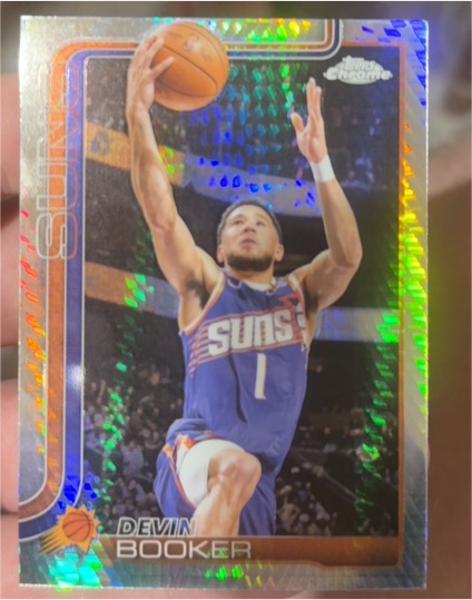 2025-26 Topps Chrome #195 Devin Booker — front