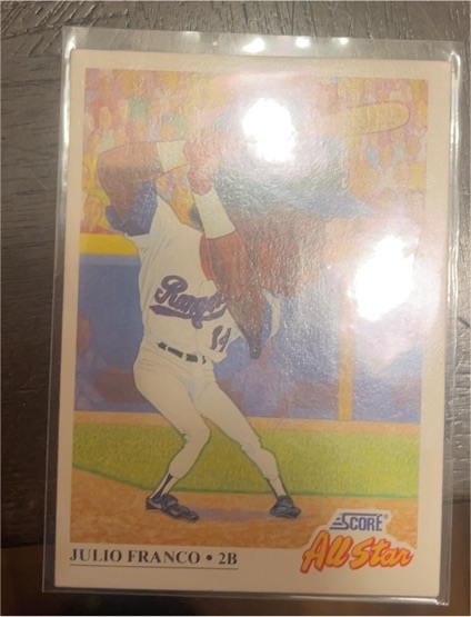 1991 Score #14 Julio Franco — front