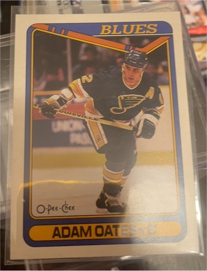 1990-91 O-Pee-Chee #149 Adam Oates — front