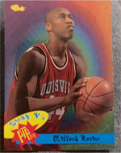 1994 Classic Dicky V's PTP'ers #PTP9 Clifford Rozier — front