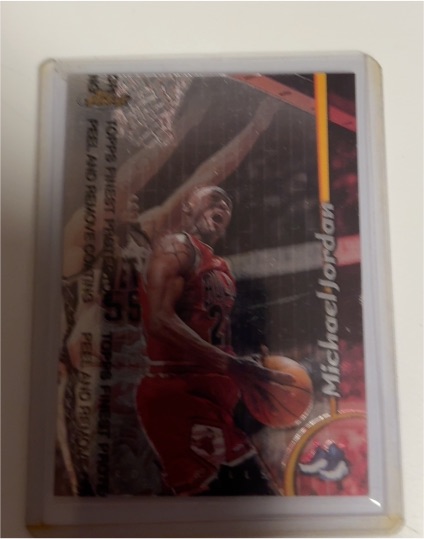 1998-99 Topps Finest #81 Michael Jordan — front