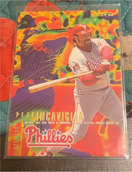 1995 Fleer #394 Pete Incaviglia — front