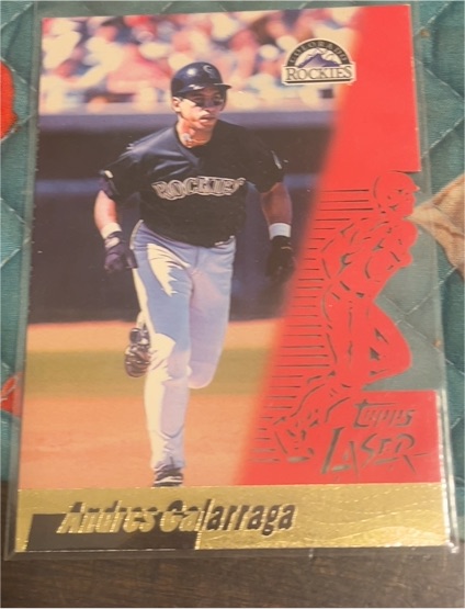 1996 Topps Laser #106 Andres Galarraga — front