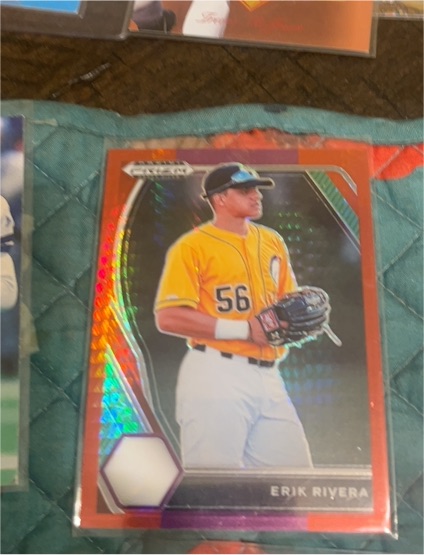 2021 Panini Prizm Draft Picks #PDP215 Erik Rivera — front