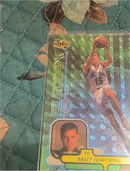 1998 Upper Deck Ionix Electrix #15 Matt Harpring — front