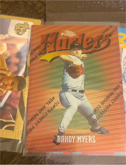 1997 Topps Finest #91 Randy Myers — front
