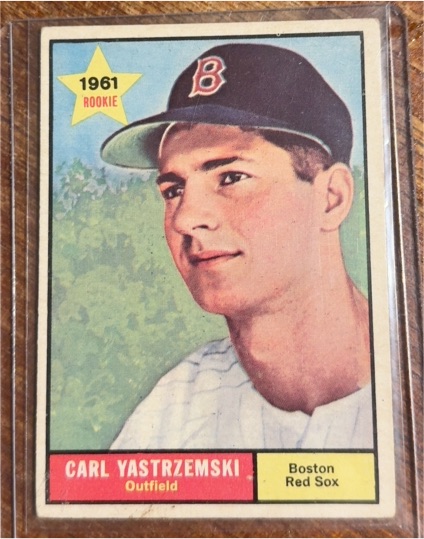 1961 Topps #287 Carl Yastrzemski — front