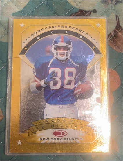 1997 Donruss Preferred Gold #99 Ike Hilliard Rookie — front