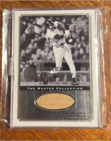 2000 Upper Deck Master Collection Derek Jeter Game Bat — front