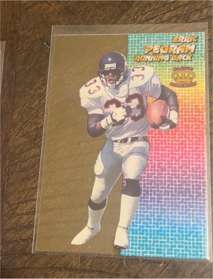 1994 Pacific Crown Collection Crystalline Collection #4 Erric Pegram — front