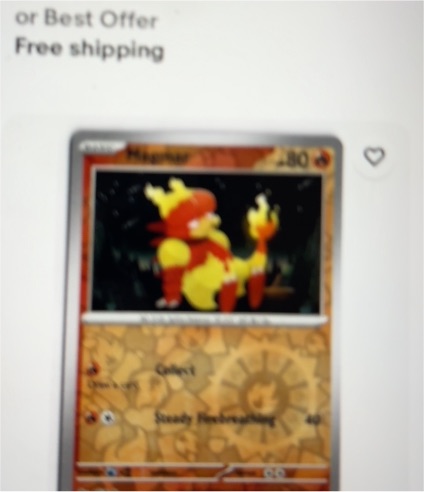 2024 Pokémon Scarlet & Violet Paldean Fates #009 Magmar — front