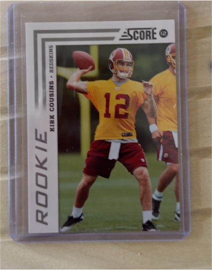 2012 Panini Score #343 Kirk Cousins Rookie — front