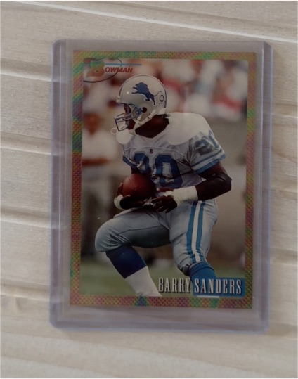 1993 Bowman #140 Barry Sanders — front