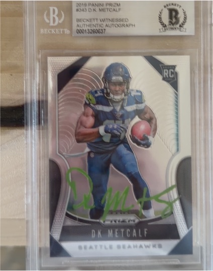 2019 Panini Prizm #343 D.K. Metcalf — front