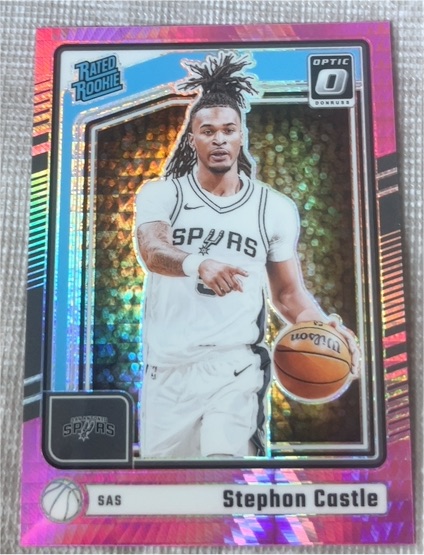 2024-25 Donruss Optic #254 Stephon Castle — front