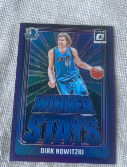 2024-25 Panini Donruss Optic #13 Dirk Nowitzki Winner Stays — front