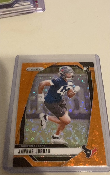 2024 Panini Prizm Orange Disco RC Jawhar Jordan — front