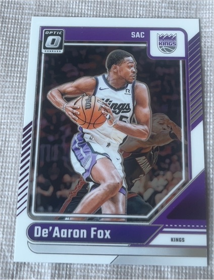 2024-25 Donruss Optic #219 De'Aaron Fox — front