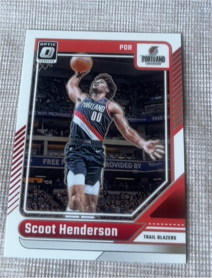 2024-25 Panini Donruss Optic #153 Scoot Henderson — front
