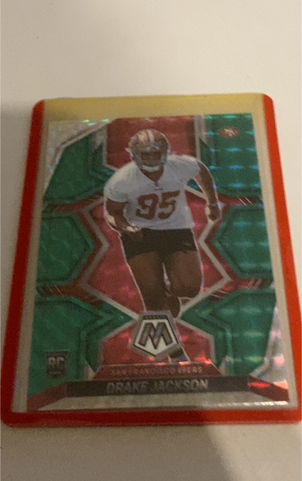2022 Panini Mosaic #394 Drake Jackson — front