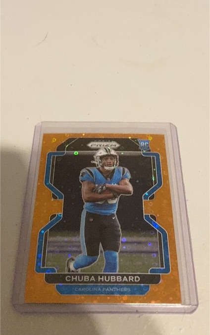 2021 Panini Prizm #355 Chuba Hubbard — front