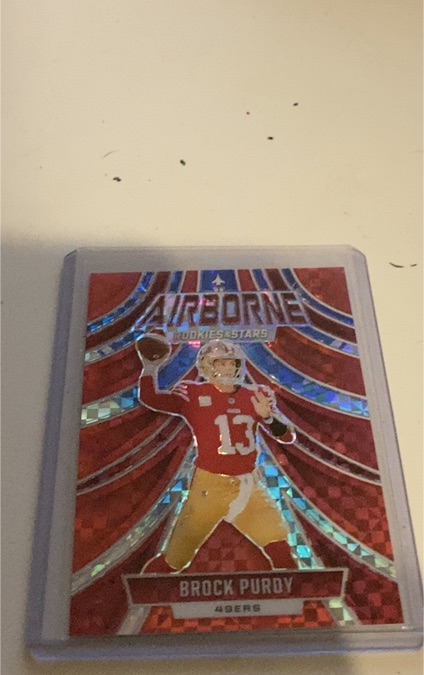 2024 Panini Rookies & Stars Airborne #A-BPY Brock Purdy — front