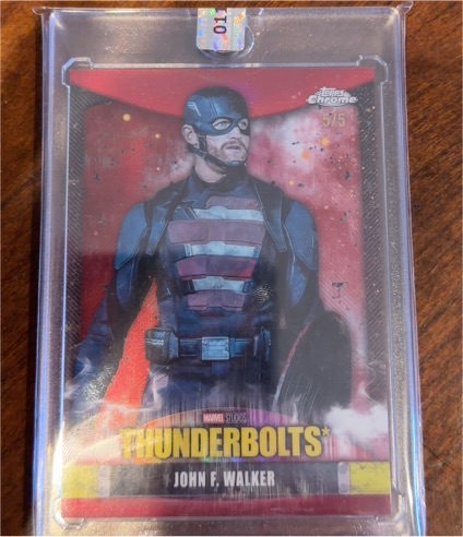 2025 Topps Chrome Marvel Studios #T-3 John F. Walker Thunderbolts — front