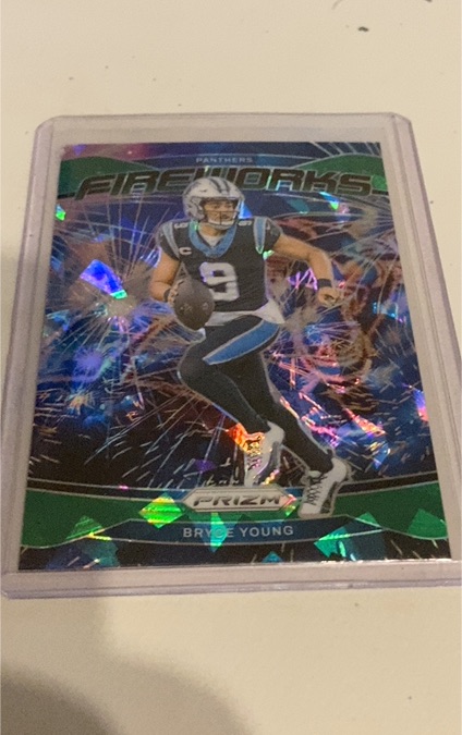 2024 Panini Prizm Fireworks #14 Bryce Young — front