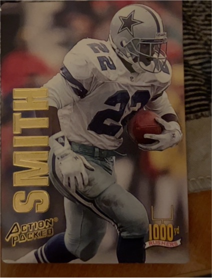 1993 Action Packed #RB1 Emmitt Smith — front