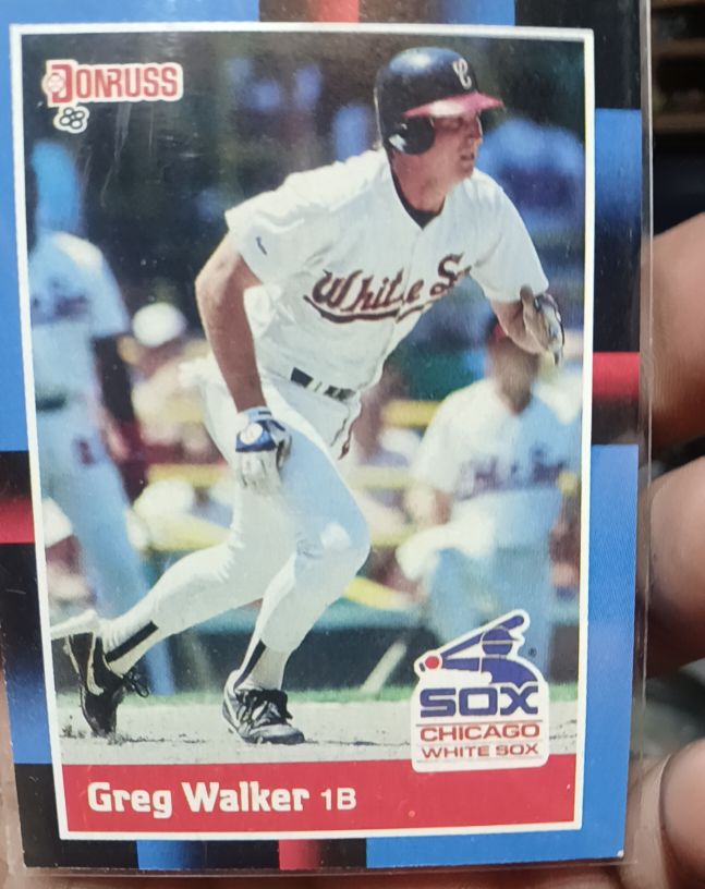 1988 Donruss #162 Greg Walker — front