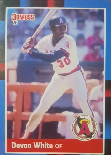1988 Donruss #283 Devon White — front