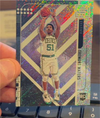 2019-20 Panini Status #111 Tremont Waters RC Boston Celtics Basketball Card — front